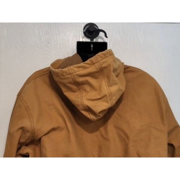 Vintage Walls Workwear Jacket Men Sz XL Brown Duck Canvas Full Zip Hooded Winter - Picture 7 of 9
